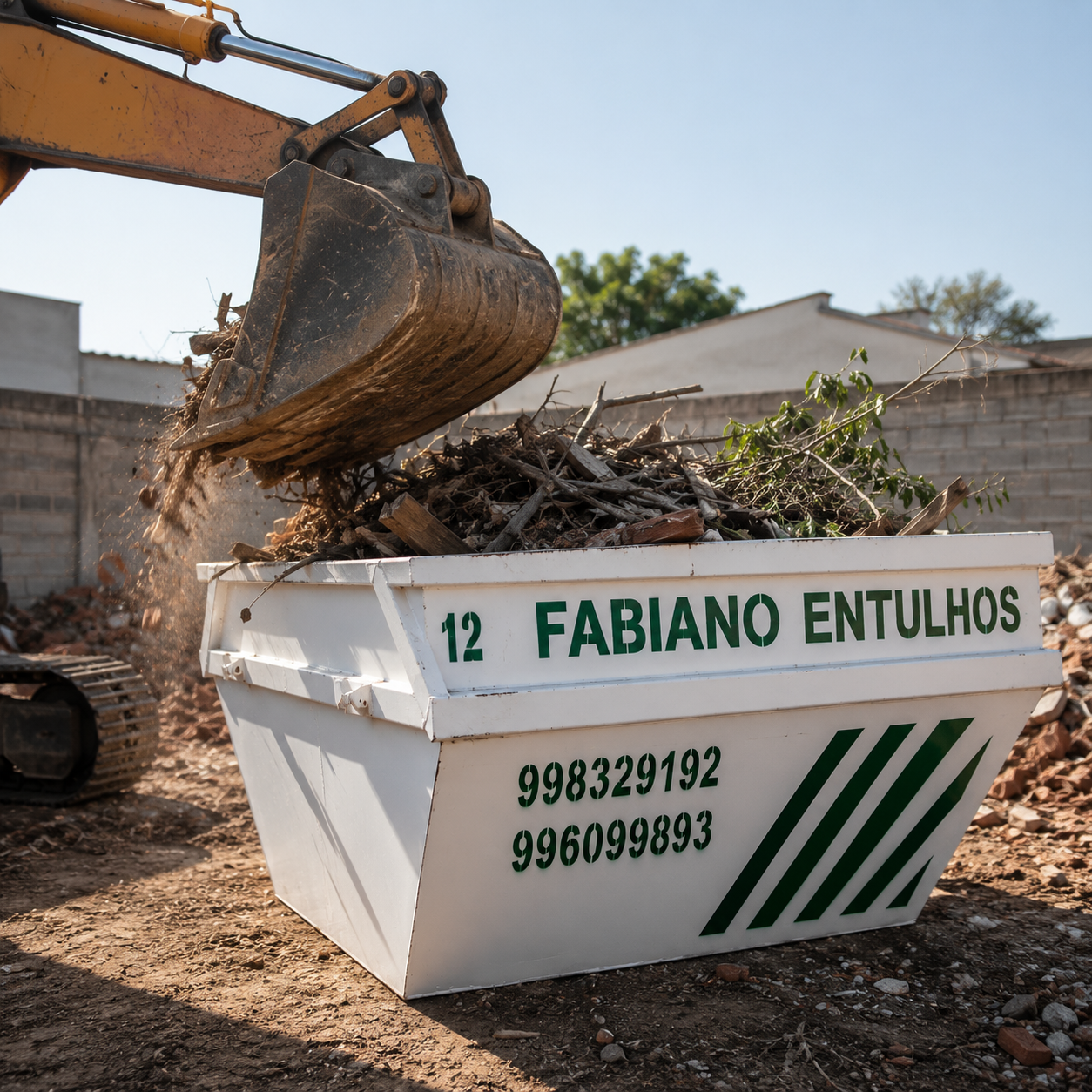 Aluguel de Caçamba para Limpeza de Terrenos
